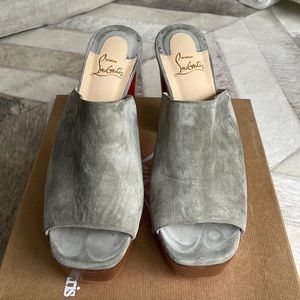 Christian Louboutin Suede Mules
